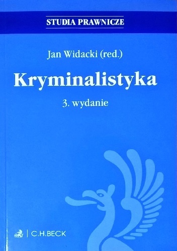 Okładka: Jan Widacki - Kryminalistyka
