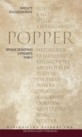 Okładka: Karl Raimund Popper - Społeczeństwo otwarte i jego wrogowie. T. 1