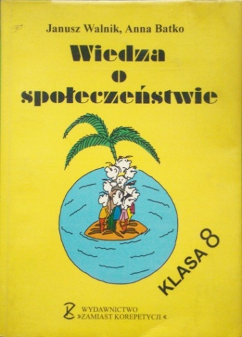 Okładka: Janusz Walnik - Wiedza o społeczeństwie