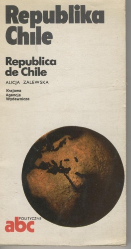 Okładka: Alicja Zalewska - Republika Chile