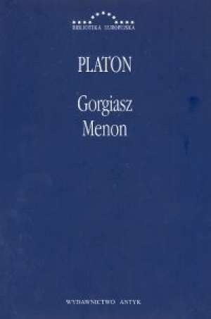 Okładka:  Platon - Gorgiasz. Menon