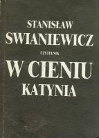 Okładka: Stanisław Swianiewicz - W cieniu Katynia