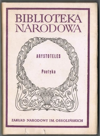 Okładka:  Arystoteles - Poetyka