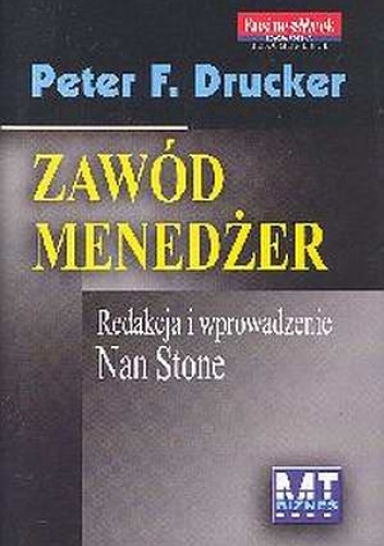 Okładka: Peter F. Drucker - Zawód menedżer