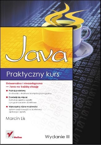 Okładka: Marcin Lis - Praktyczny kurs Java