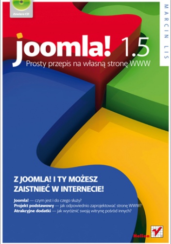 Okładka: Marcin Lis - Joomla! 1.5. Prosty przepis na własną stronę WWW