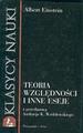 Okładka: Albert Einstein - Teoria względności i inne eseje