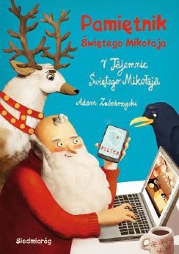 Okładka: Adam Zabokrzycki - Pamiętnik Świętego Mikołaja. 7 tajemnic Świętego Mikołaja