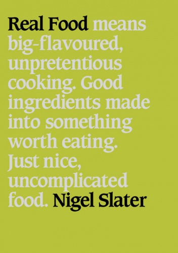 Okładka: Nigel Slater - Real Food