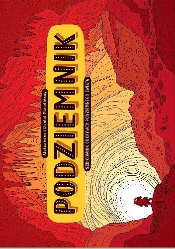 Okładka: Daniel Mizieliński - Podziemnik. Szkicownik odkrywcy podziemnego świata