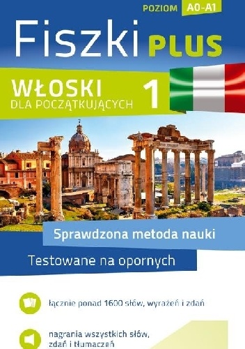 Okładka:  praca zbiorowa - Włoski Fiszki PLUS dla początkujących 1